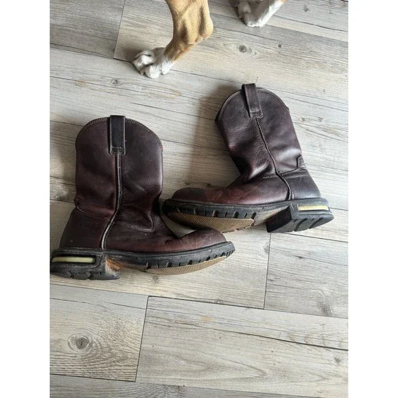 Roper Leather Boots Steel Toe / Heel Cushion Roper Mens Horseshoe Kiltie Boot– Horse.com main image 4